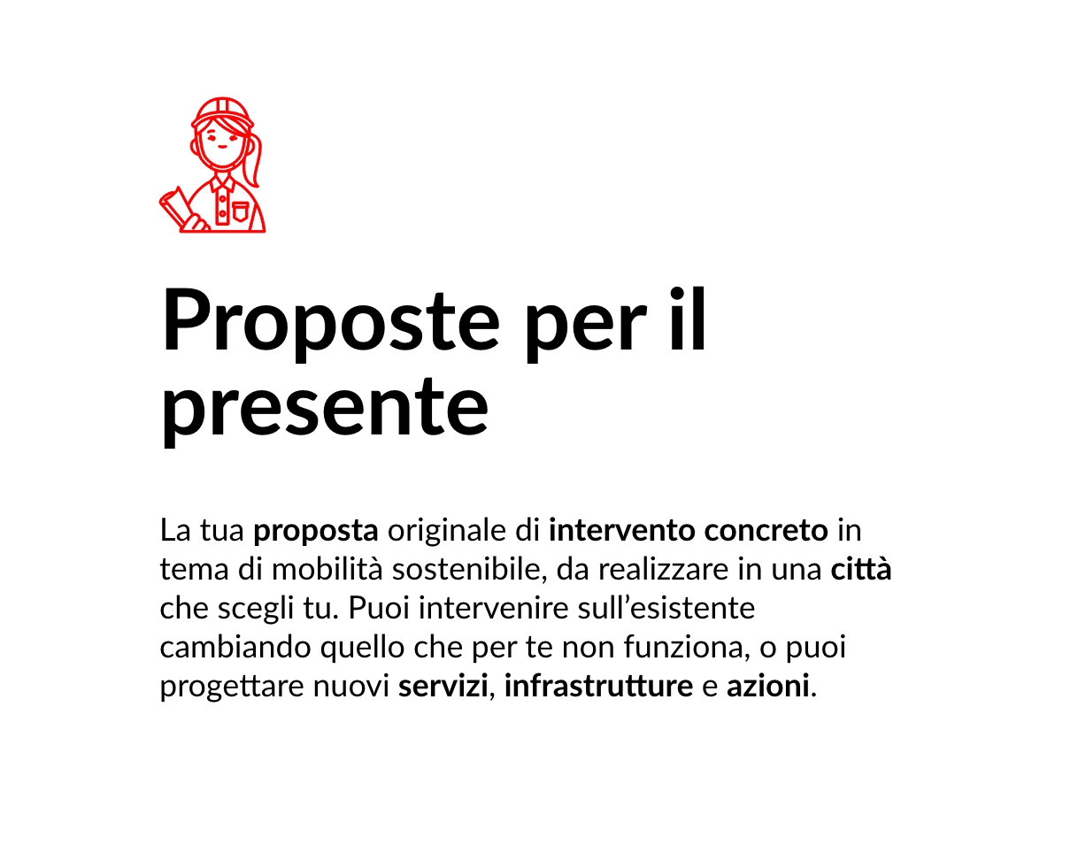 Proposte per il presente